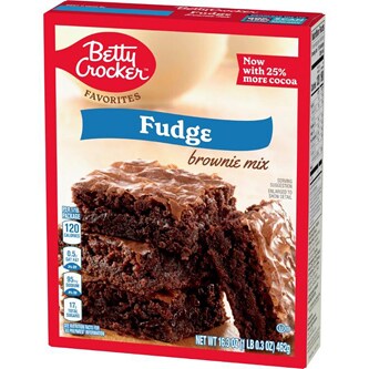 Betty Crocker Fudge Brownie Mix, Family Size