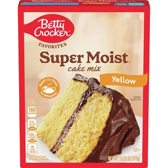 Betty Crocker SuperMoist Cake Mix, Yellow