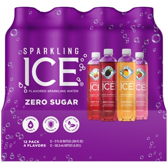Sparkling Ice Sparkling Water Variety Pack, Plastic Bottles