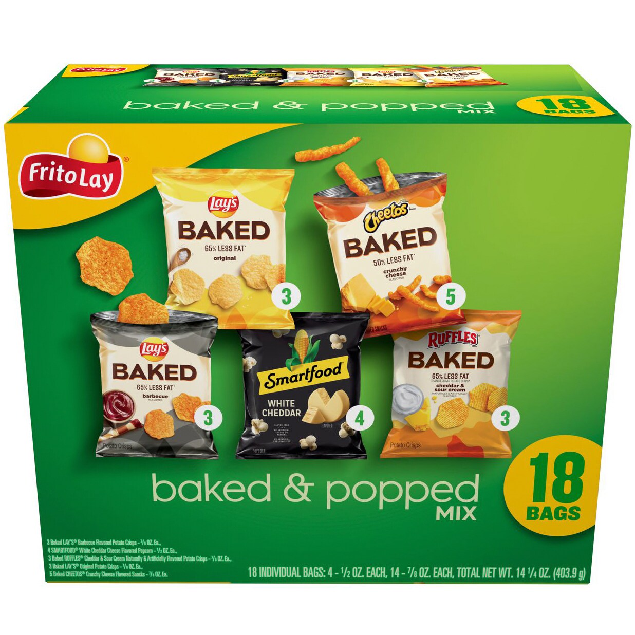 Frito-Lay Baked & Popped Mix Variety Pack