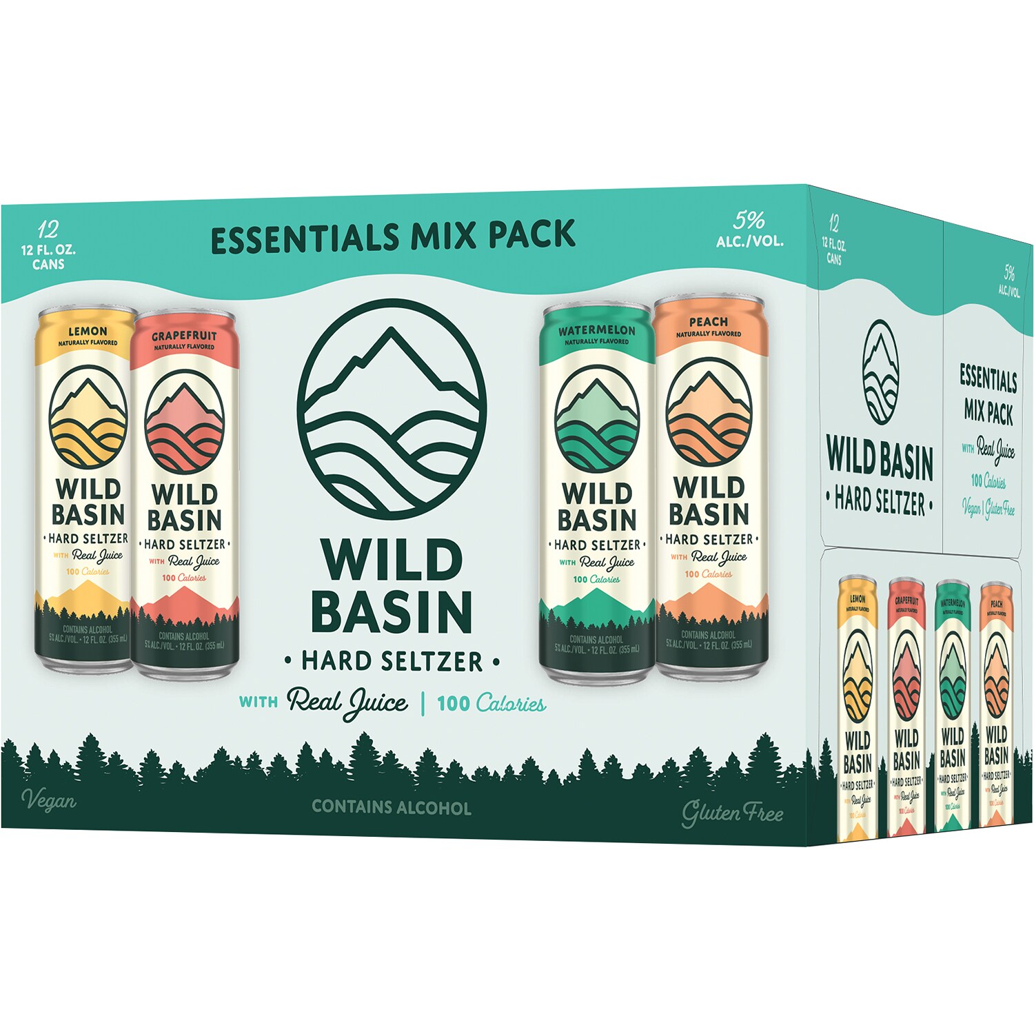 Wild Basin Essentials Mix, Variety Pack, Cans