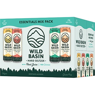 Wild Basin Essentials Mix, Variety Pack, Cans