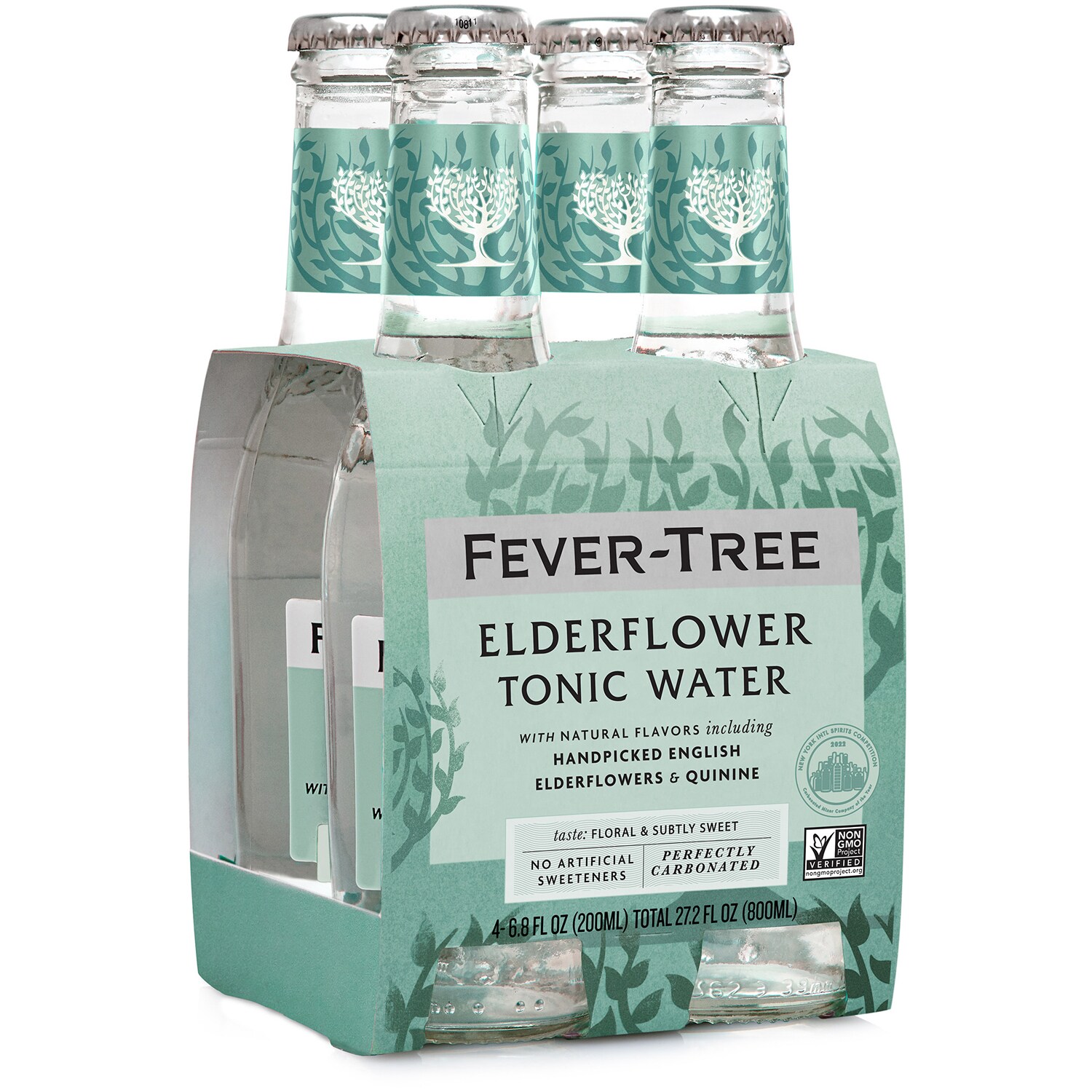 Fever-Tree Elderflower Tonic Water, Glass Bottles