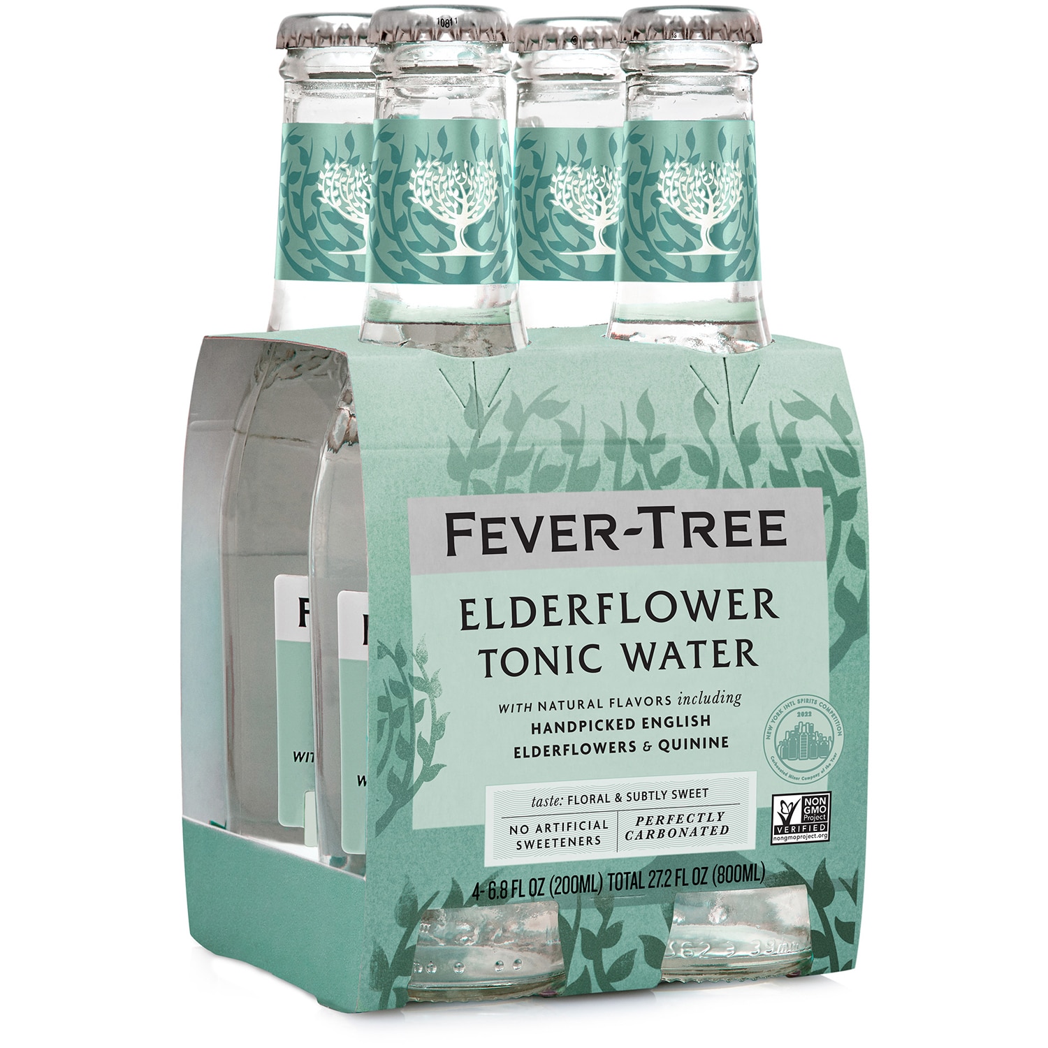 Fever-Tree Elderflower Tonic Water, Glass Bottles