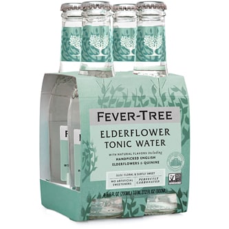 Fever-Tree Elderflower Tonic Water, Glass Bottles