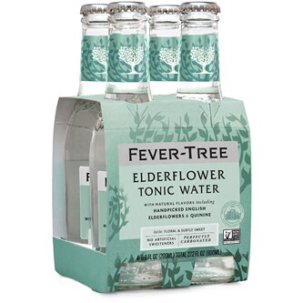 Fever-Tree Elderflower Tonic Water, Glass Bottles