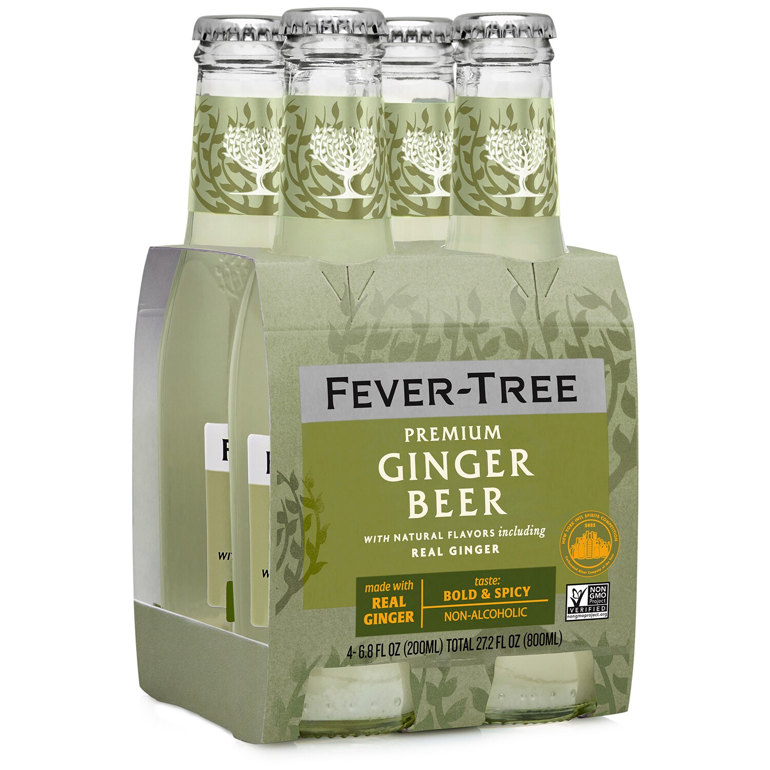 Fever-Tree Premium Ginger Beer, Glass Bottles