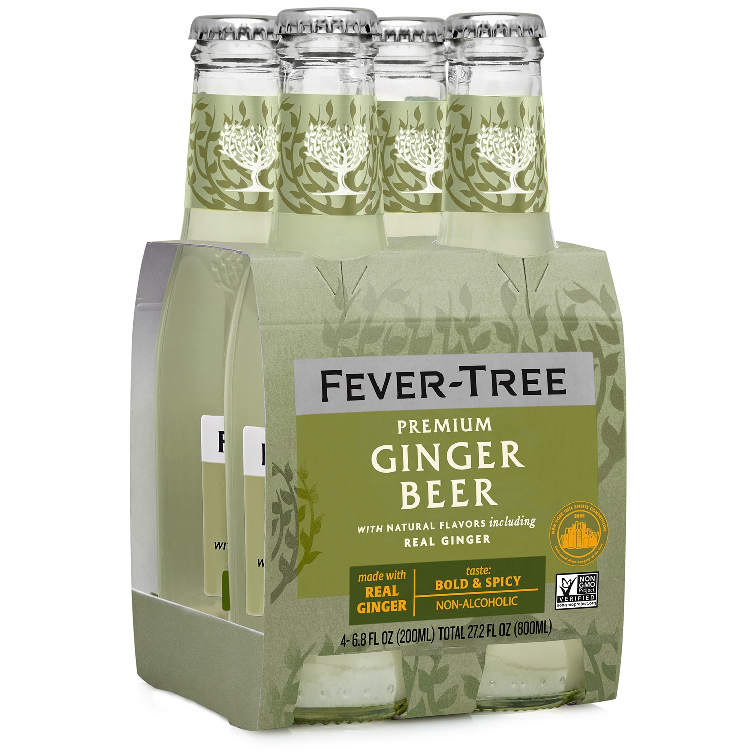 Fever-Tree Premium Ginger Beer, Glass Bottles
