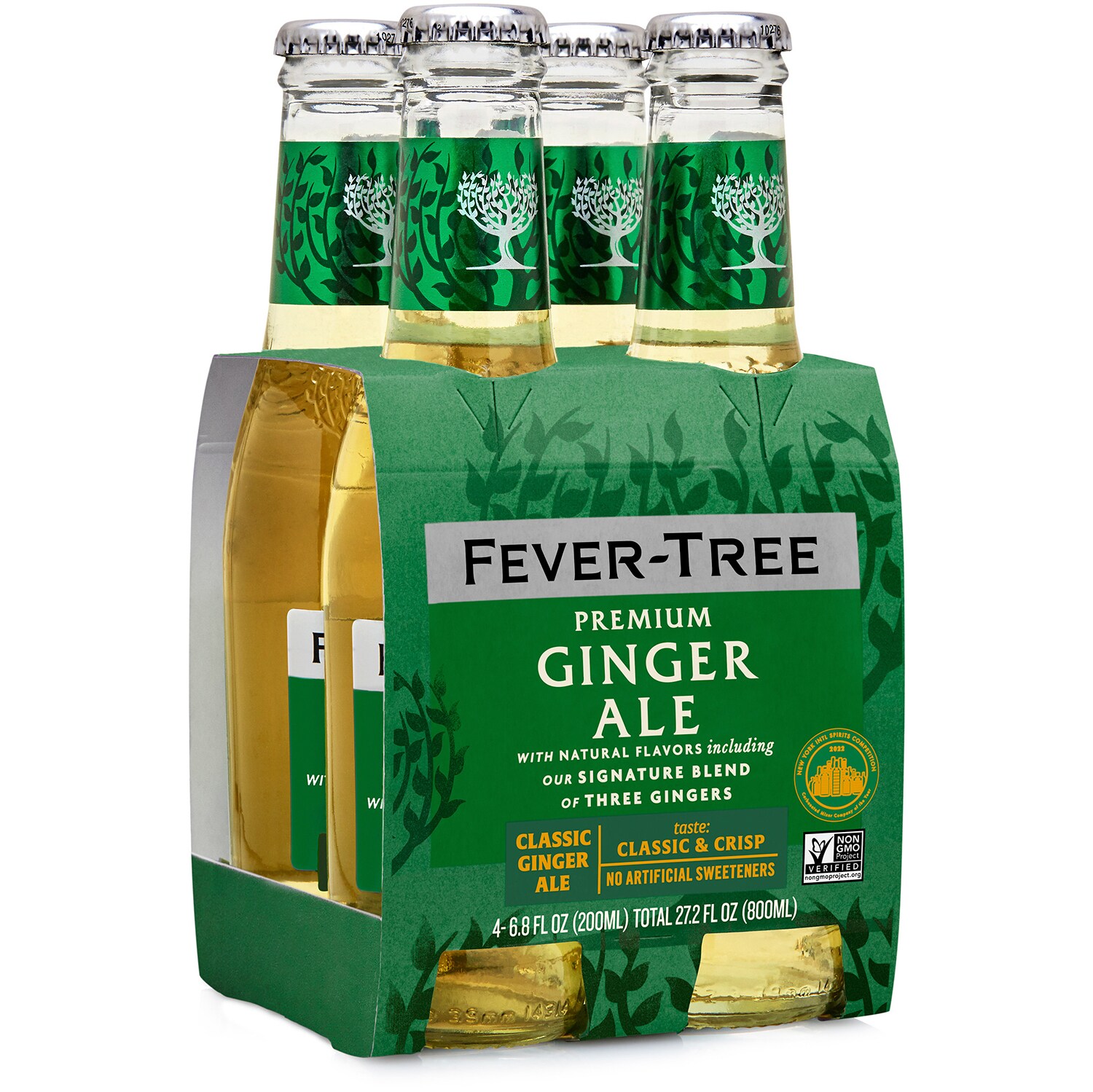 Fever-Tree Premium Ginger Ale, Glass Bottles