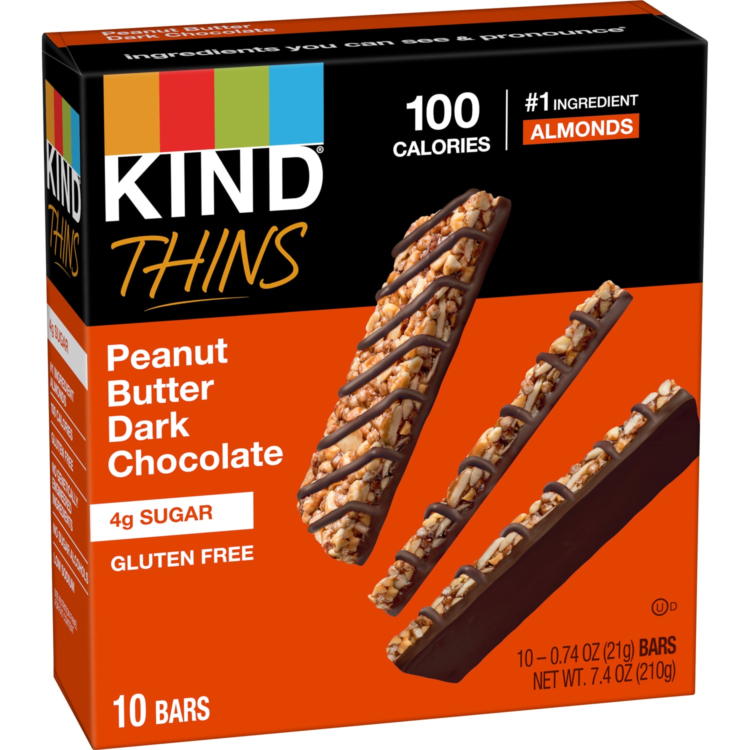 KIND Thins, Peanut Butter Dark Chocolate