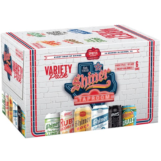 Shiner Brewery Taproom Variety Pack, Cans