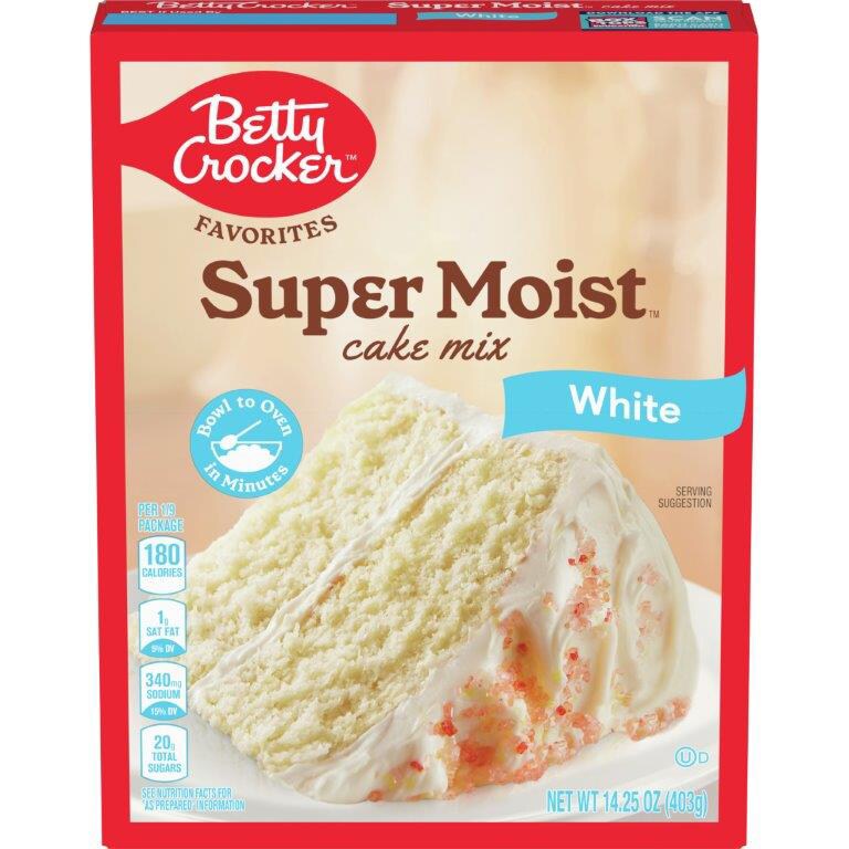 Betty Crocker SuperMoist Cake Mix, White