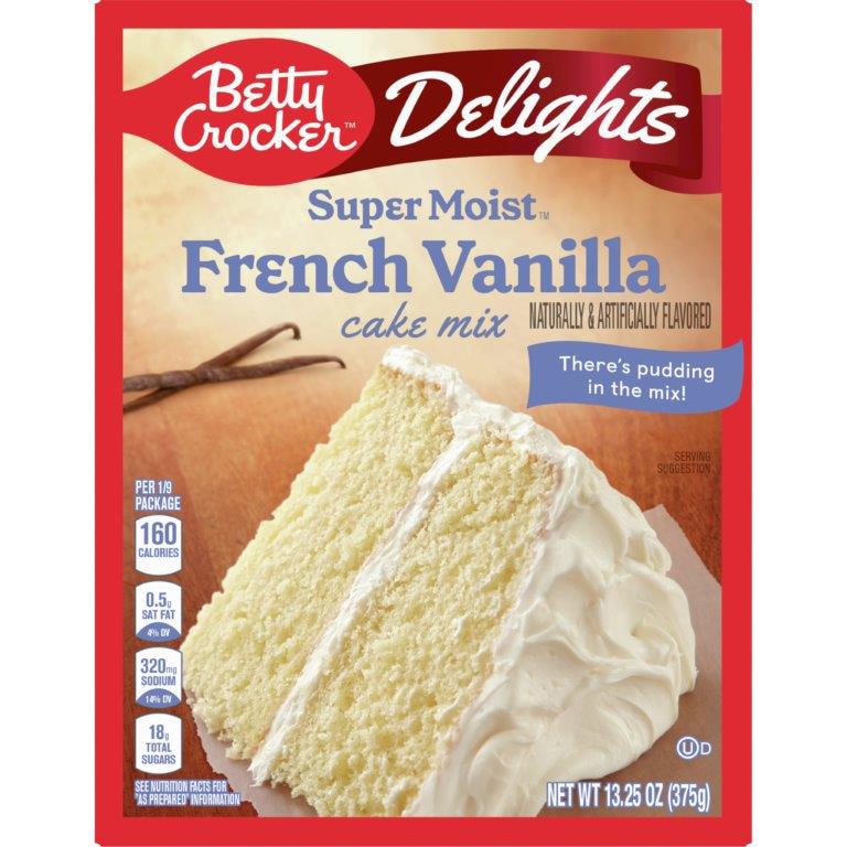 Betty Crocker Delights SuperMoist Cake Mix, French Vanilla