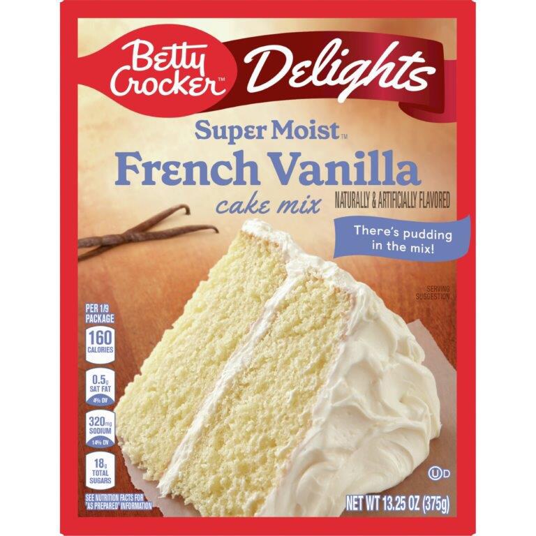 Betty Crocker Delights SuperMoist Cake Mix, French Vanilla