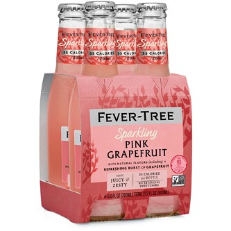 Fever-Tree Sparkling Pink Grapefruit, Glass Bottles