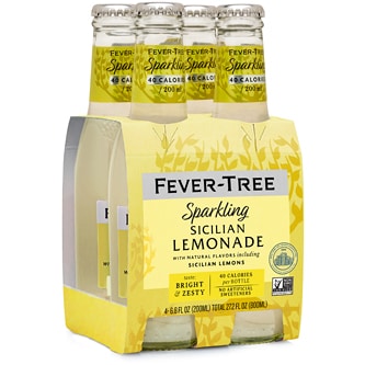 Fever-Tree Sparkling Sicilian Lemonade, Glass Bottles