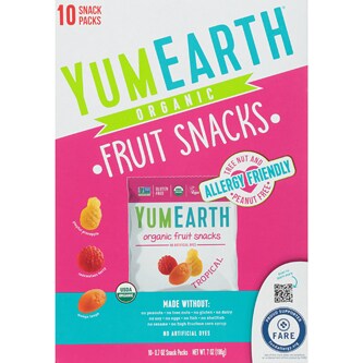 Yum Earth Organic Fruit Snacks, Tropical