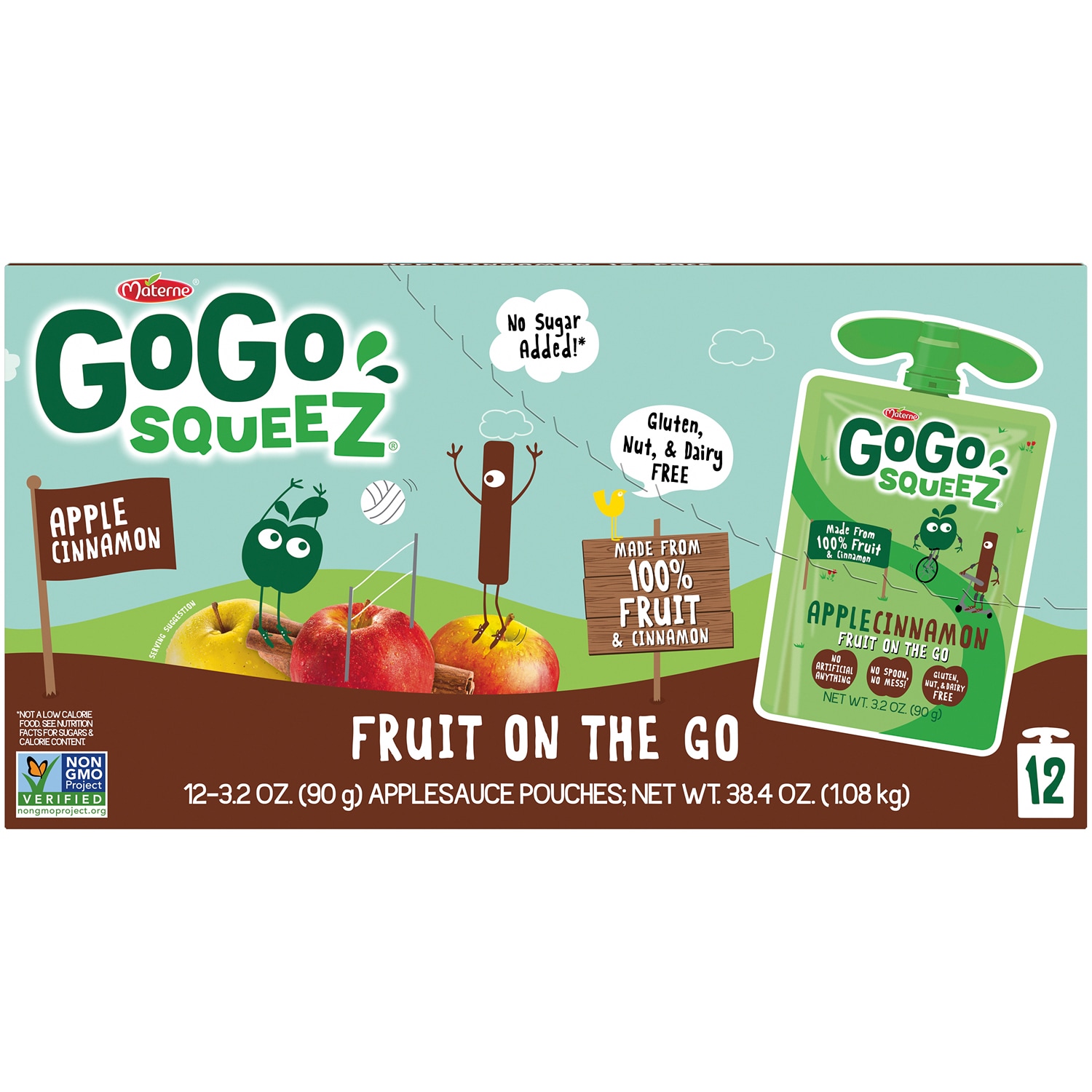GoGo Squeez Applesauce On-the-Go, Apple Cinnamon
