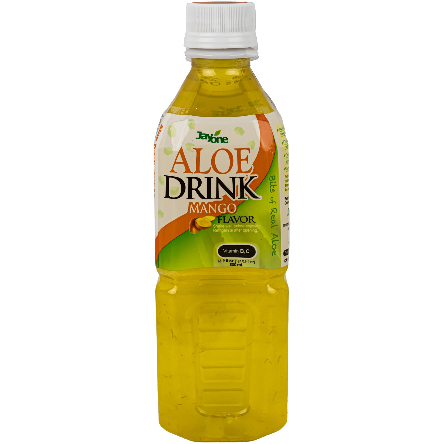 Jayone Aloe Drink, Mango, Plastic Bottle