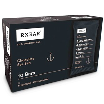 RXBAR Protein Bars, Chocolate Sea Salt