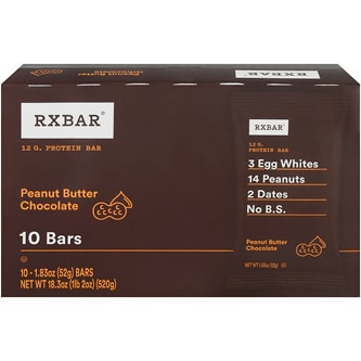 RXBAR Protein Bars, Peanut Butter Chocolate