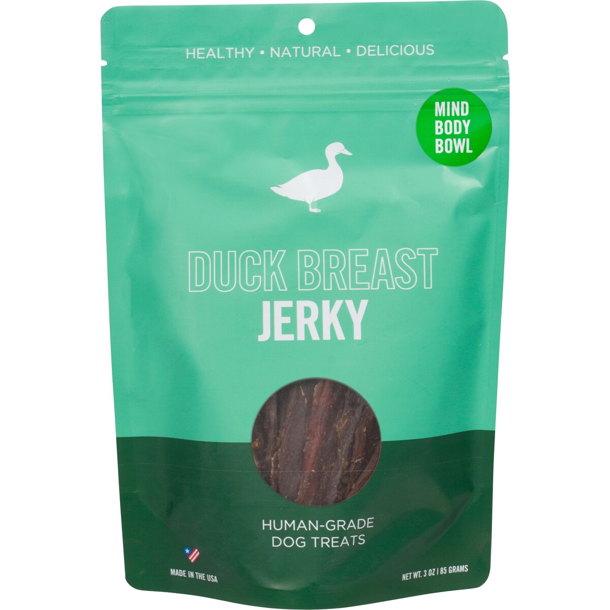 Mind Body Bowl Duck Breast Jerky Dog Treats