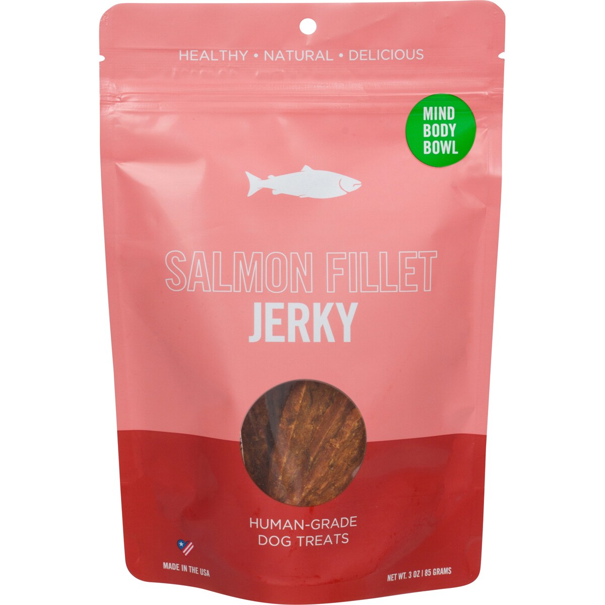 Mind Body Bowl Salmon Fillet Jerky Dog Treats