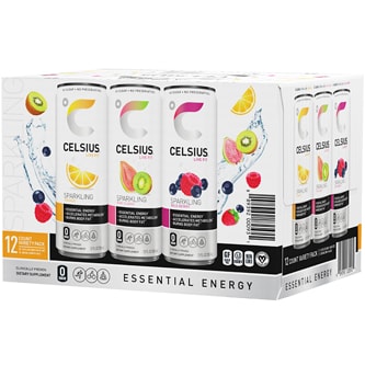 Celsius Sparkling Energy Drink, Variety Pack, Cans