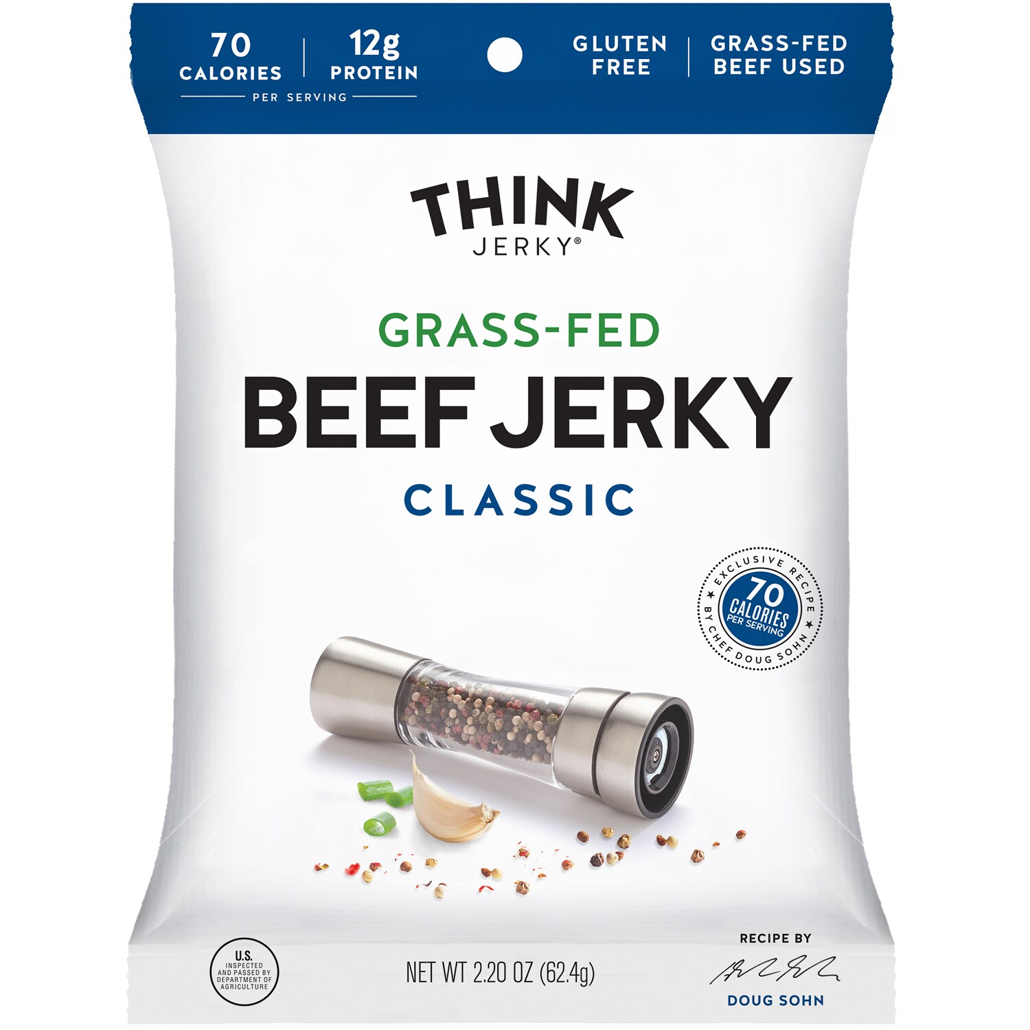 Think Jerky GrassFed Beef Jerky, Classic FreshDirect