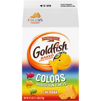 Pepperidge Farm Colors Goldfish Crackers, Cheddar Cheese