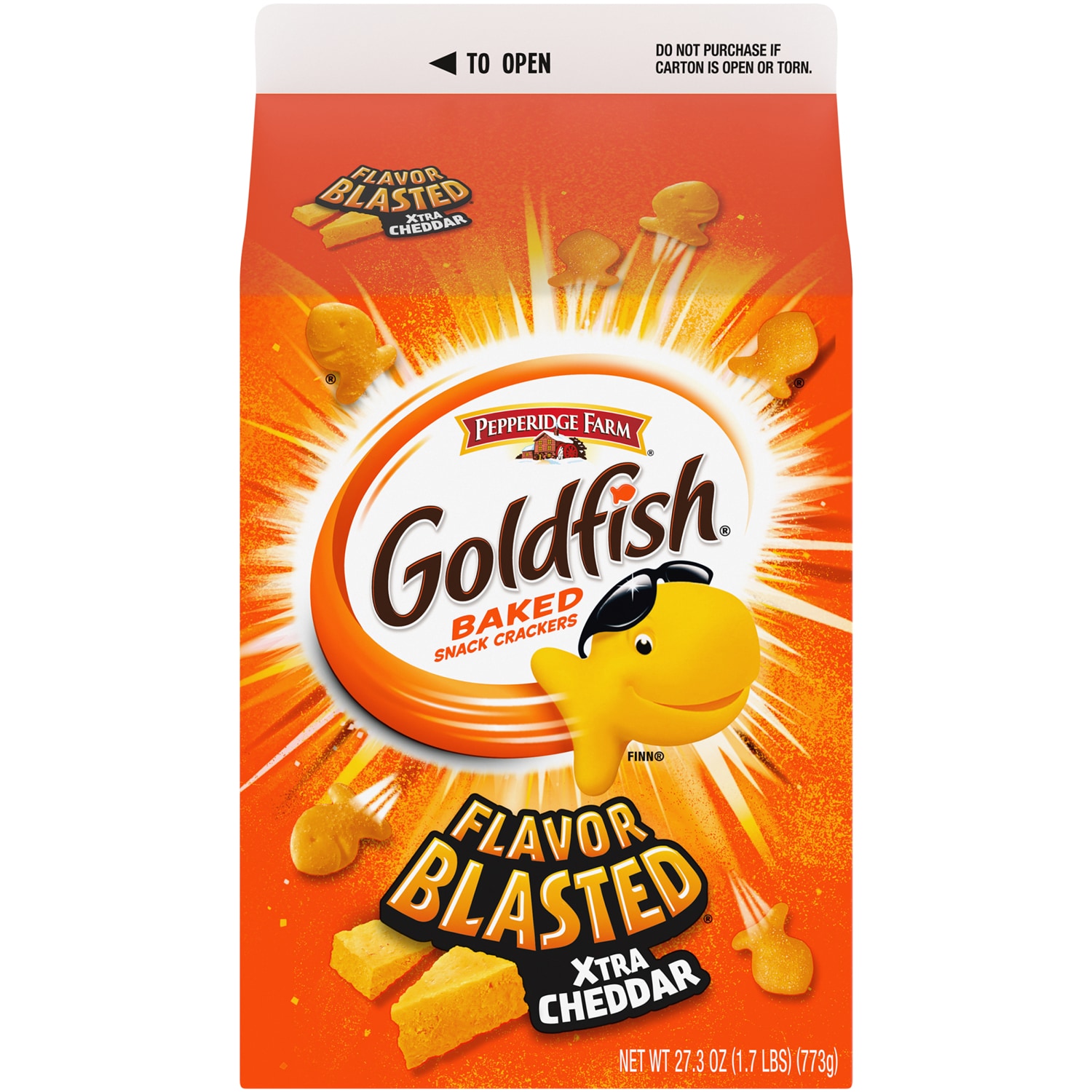 Pepperidge Farm Goldfish Crackers, Xtra Cheddar