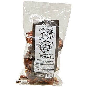 Uncle Jerry's Handmade Pretzels, Extra Dark Low Salt