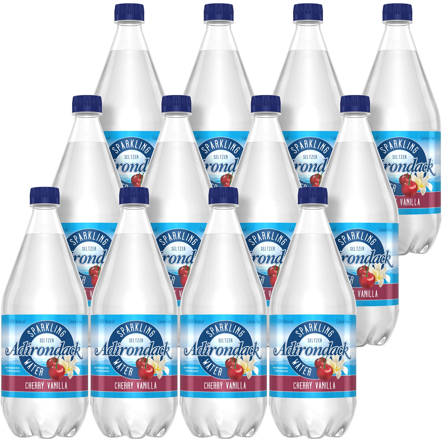 Adirondack Seltzer, Cherry Vanilla, Plastic Bottles