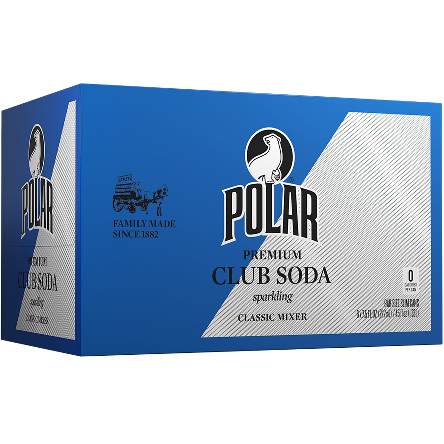 Polar Premium Club Soda, Cans
