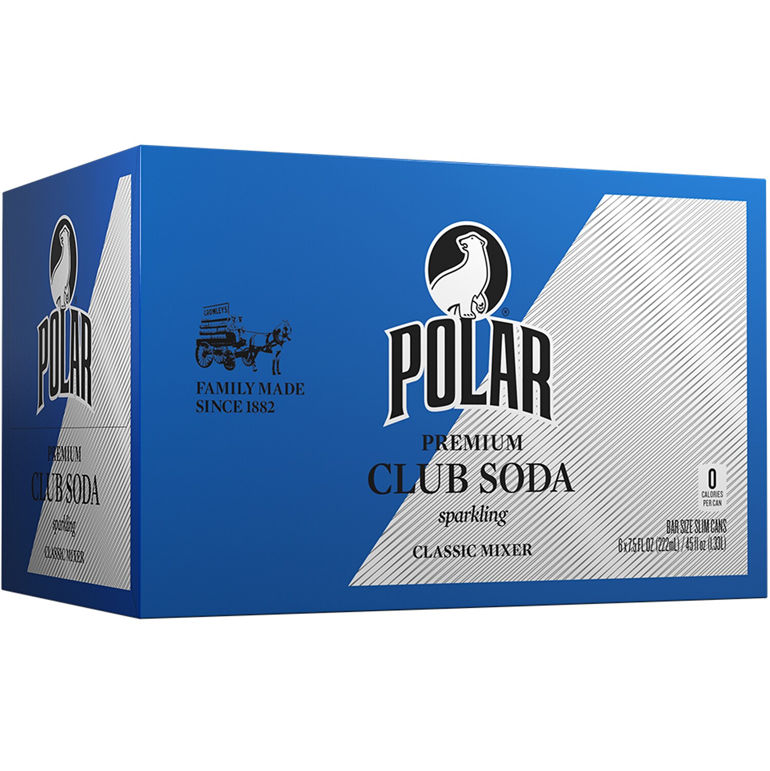 Polar Premium Club Soda, Cans