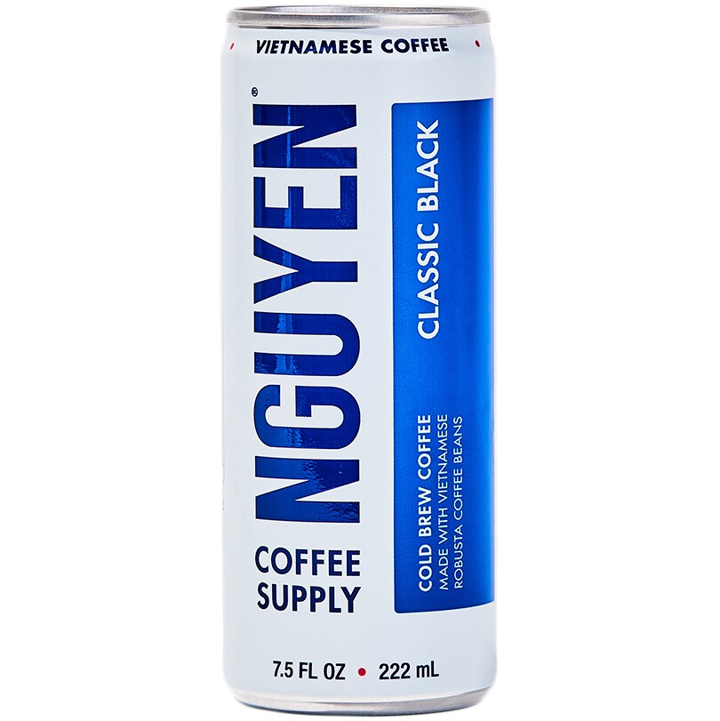 Nguyen Coffee Supply Vietnamese Cold Brew Coffee, Classic Black, Can