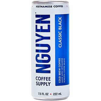 Nguyen Coffee Supply Vietnamese Cold Brew Coffee, Classic Black, Can