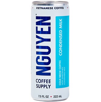 Nguyen Coffee Supply Vietnamese Cold Brew Coffee, Condensed Milk, Can