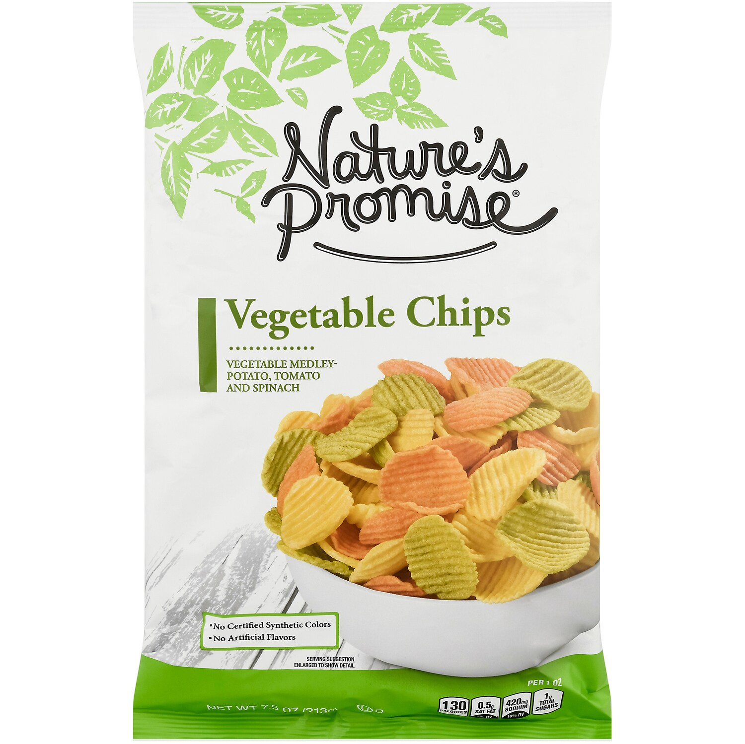Nature's Promise Vegetable Chips 7.5oz FreshDirect