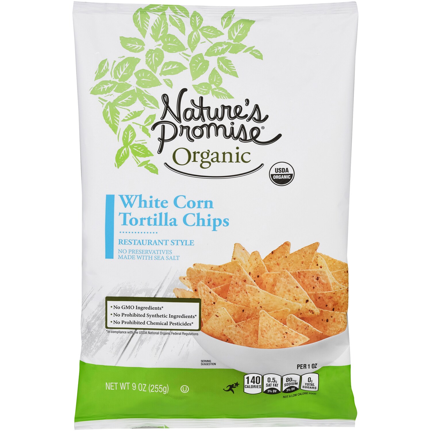Nature's Promise Organic White Corn Tortilla Chips FreshDirect