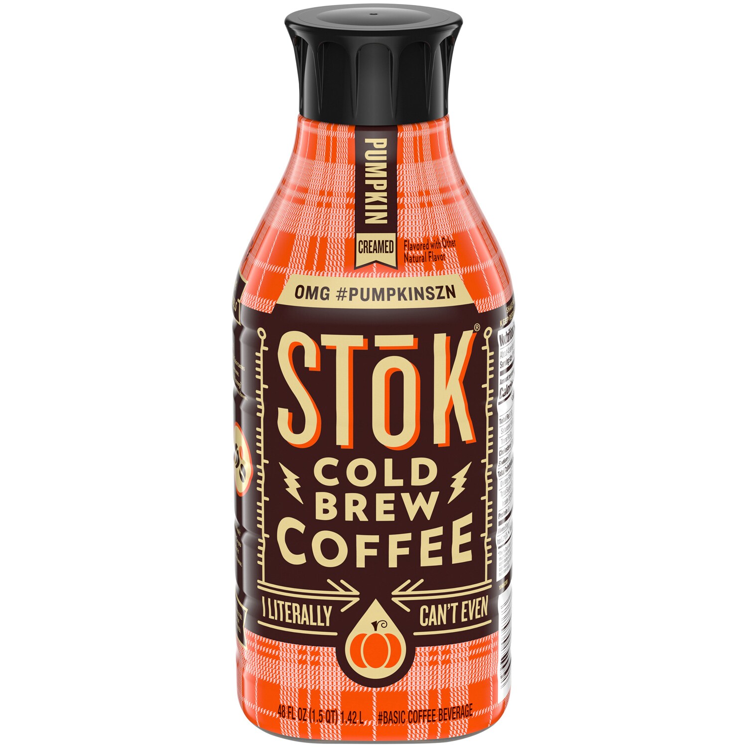 SToK Cold Brew Coffee, Pumpkin Creamed, Plastic Bottle