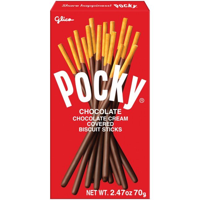 Pocky Chocolate Cream Covered Biscuit Sticks