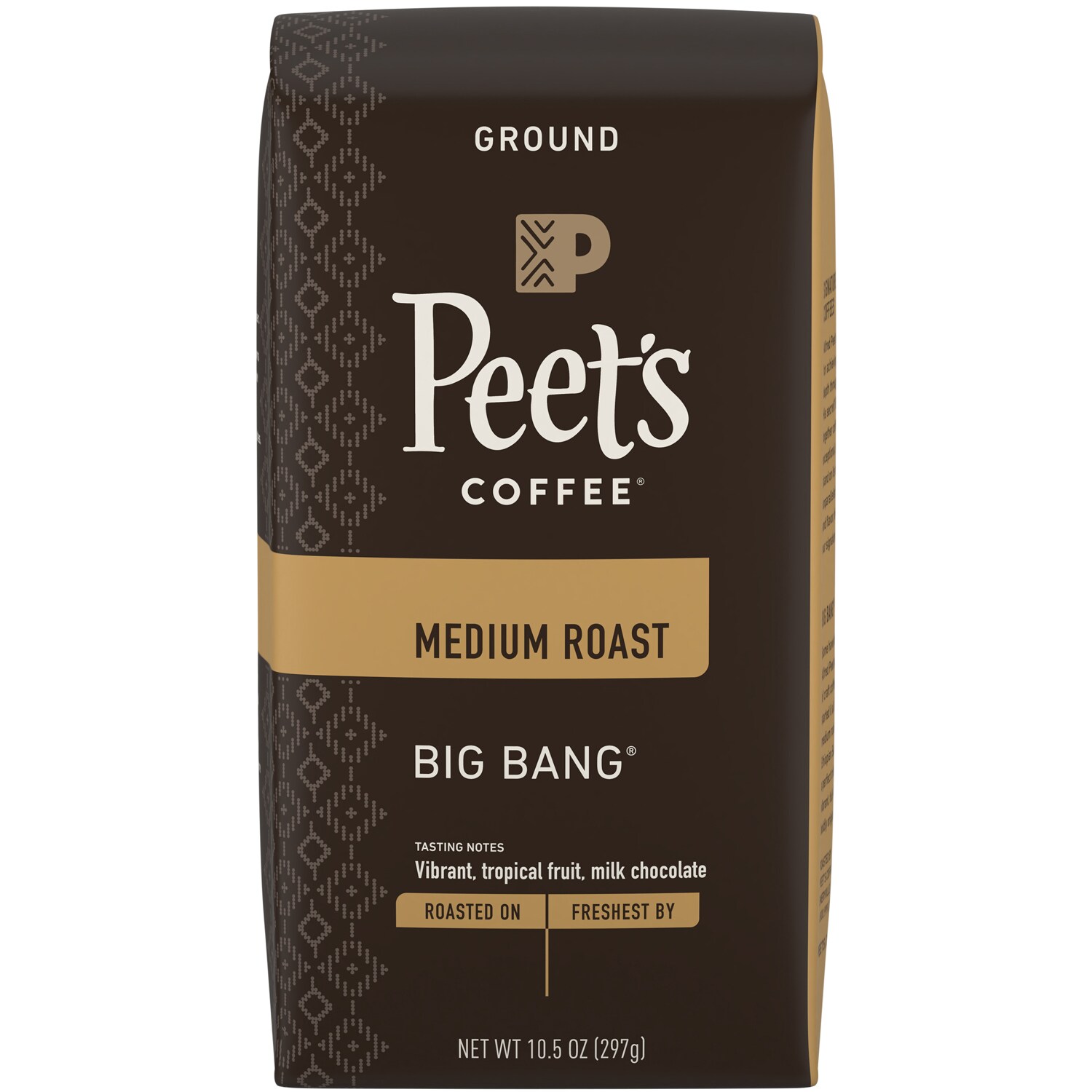 Peet's Coffee Medium Roast Ground Coffee, Big Bang