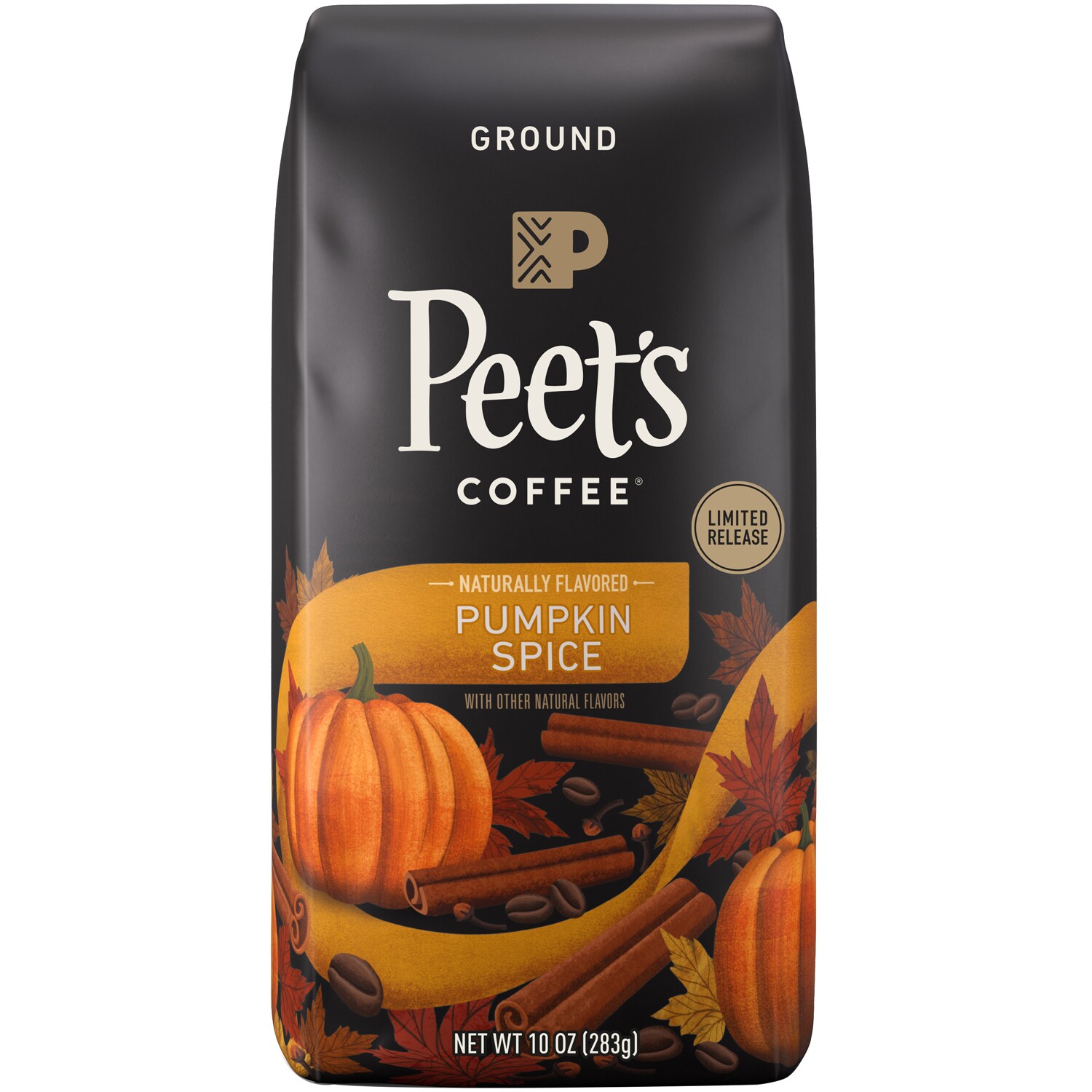 Peet's Coffee Light Roast Ground Coffee, Pumpkin Spice