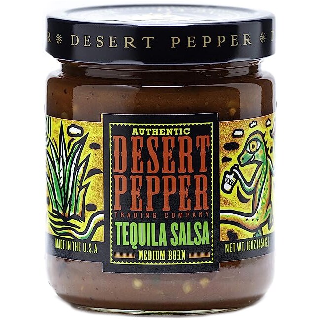 Desert Pepper Tequila Salsa, Medium Burn