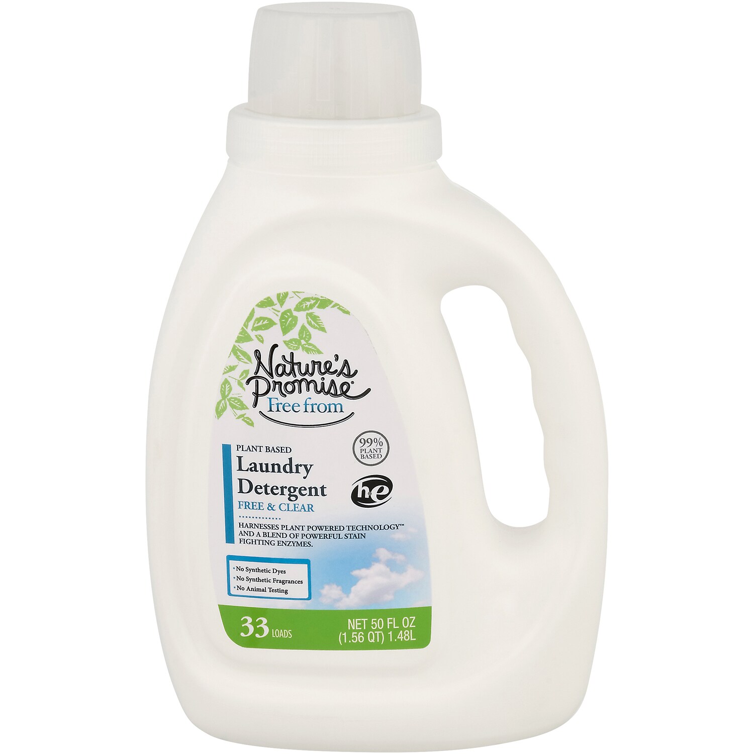 Nature's Promise Liquid Laundry Detergent, Free & Clear