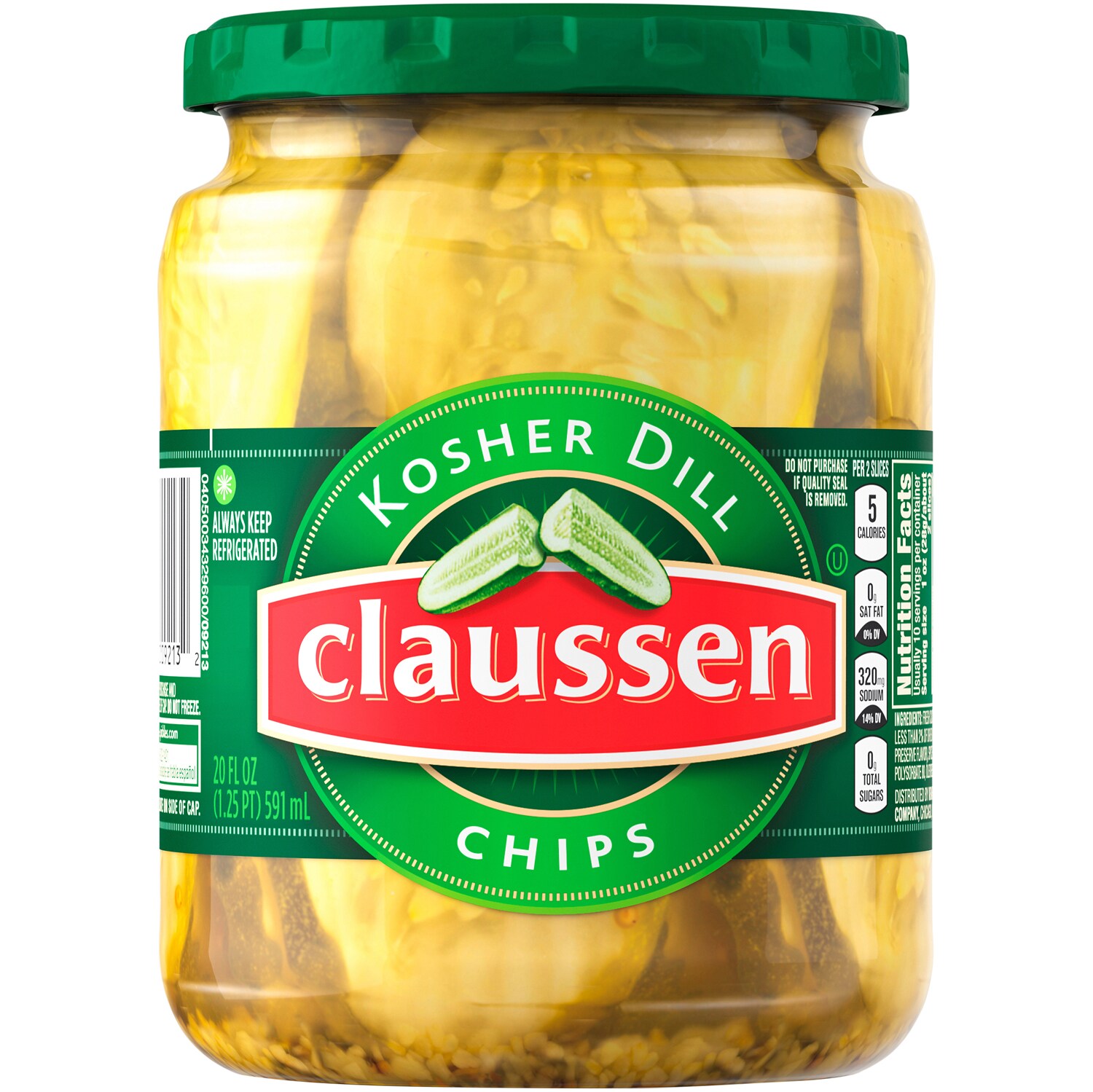 Claussen Kosher Dill Pickle Chips