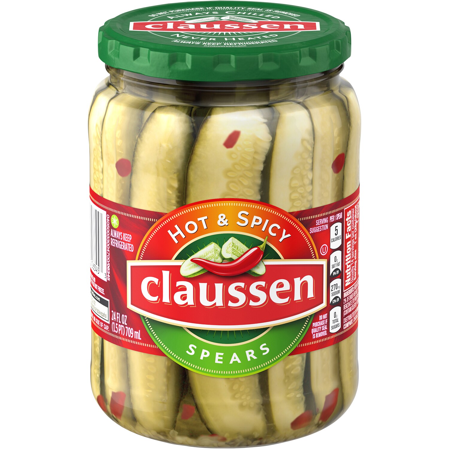 Claussen Hot & Spicy Pickle Spears