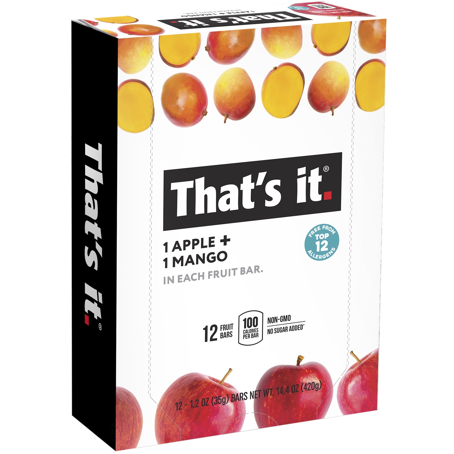 That's It Fruit Bars, Apple + Mango