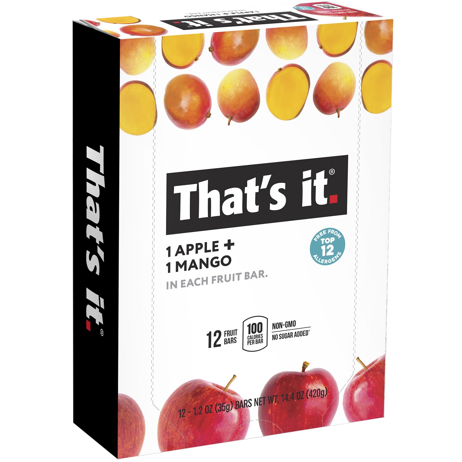 That's It Fruit Bars, Apple + Mango